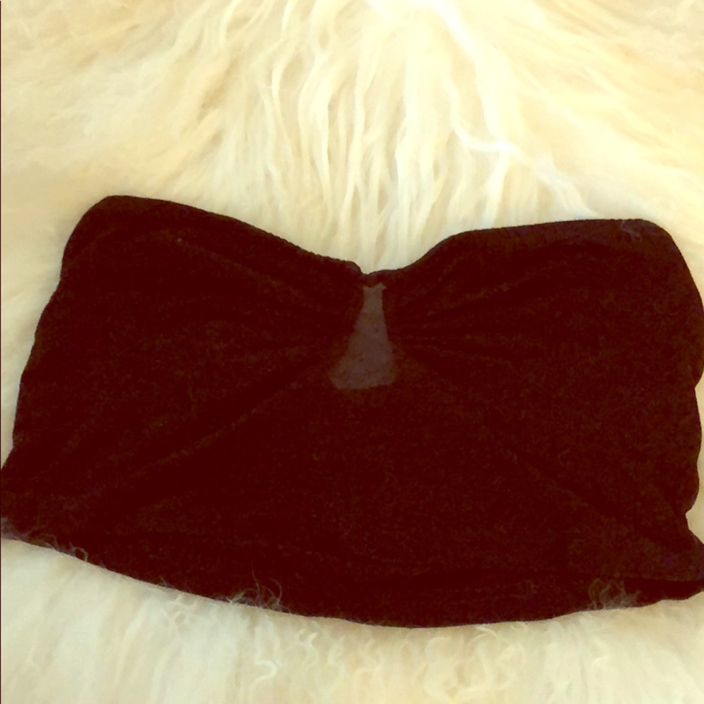 BSB bandeau bra black small